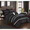 Chic Home 10-Piece Aero Pleated and Ruffled Bed in a Bag Comforter and Sheet Set